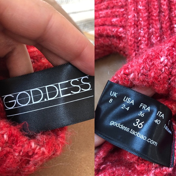 Goddess cropped ribbed turtleneck sweater cozy knit bohemian layer fall winter - Picture 8 of 8